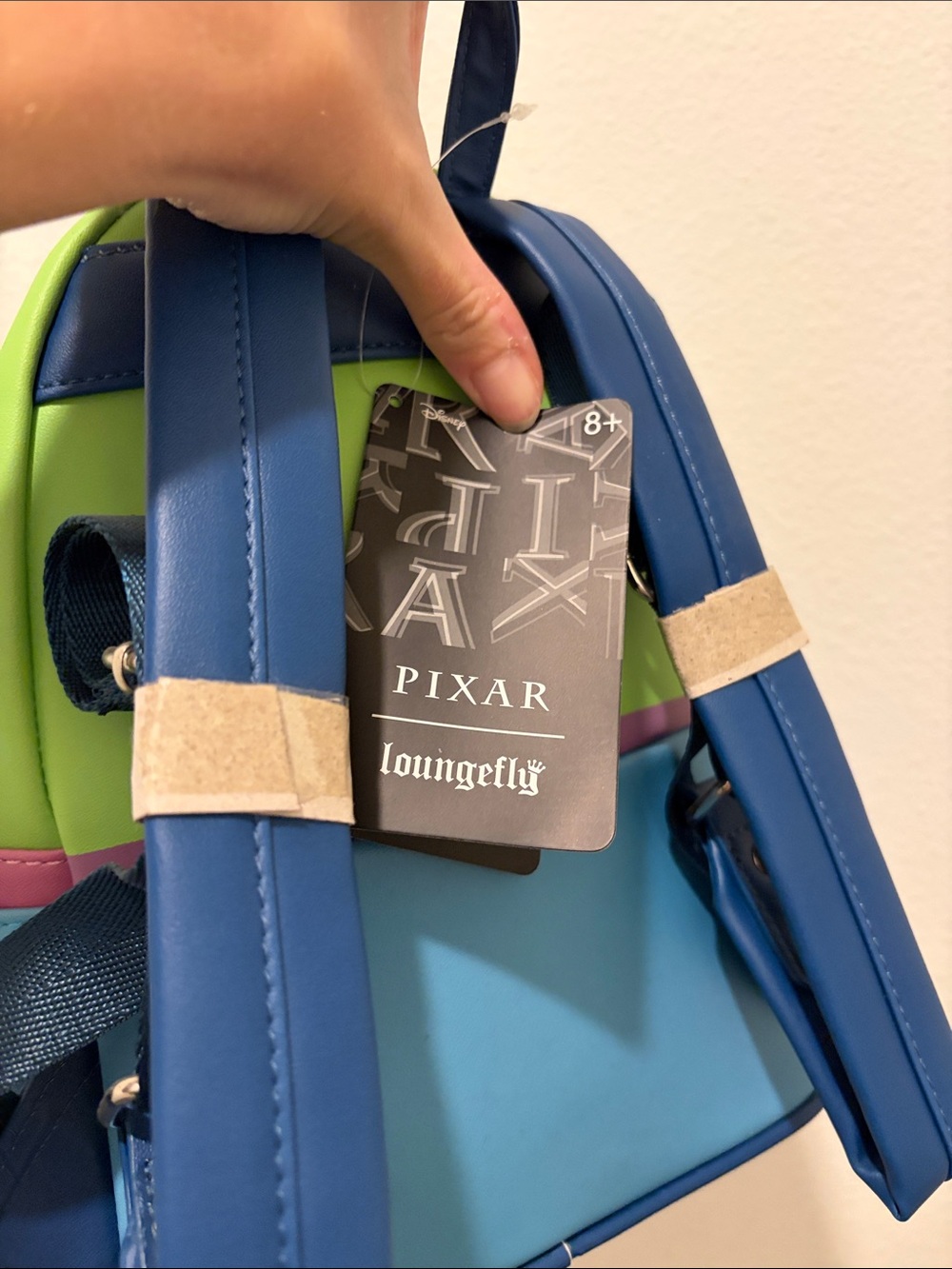 Disney Pixar Alien Pizza Planet Loungefly Backpack - Green/Blue - Picture 5 of 7